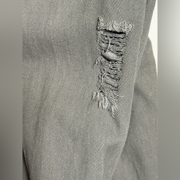 Distressed Gray Women's Jacket - Picture 8 of 11